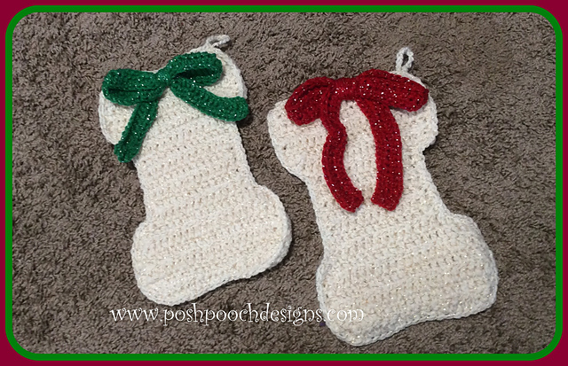 Dog Bone Christmas Stocking