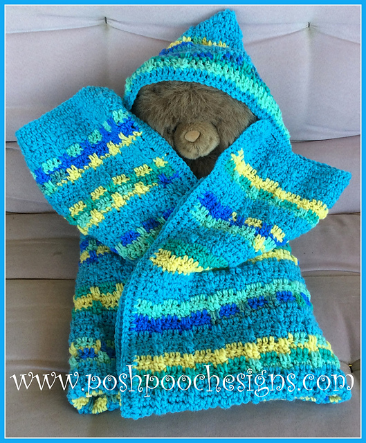 Bunny Hugs Hooded Baby Blanket