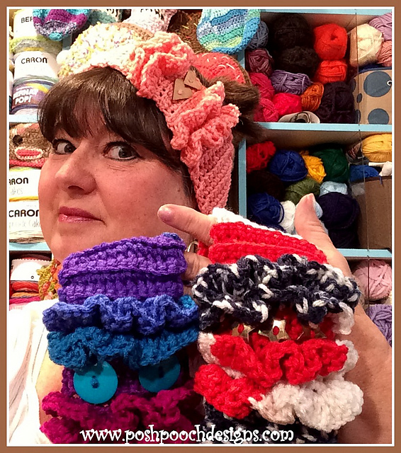 Ruffled Headband Earwarmer
