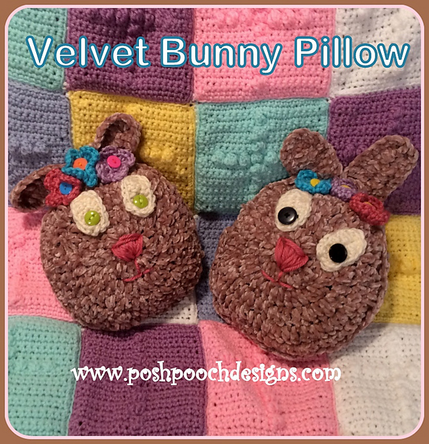 Velvet Bunny Pillow