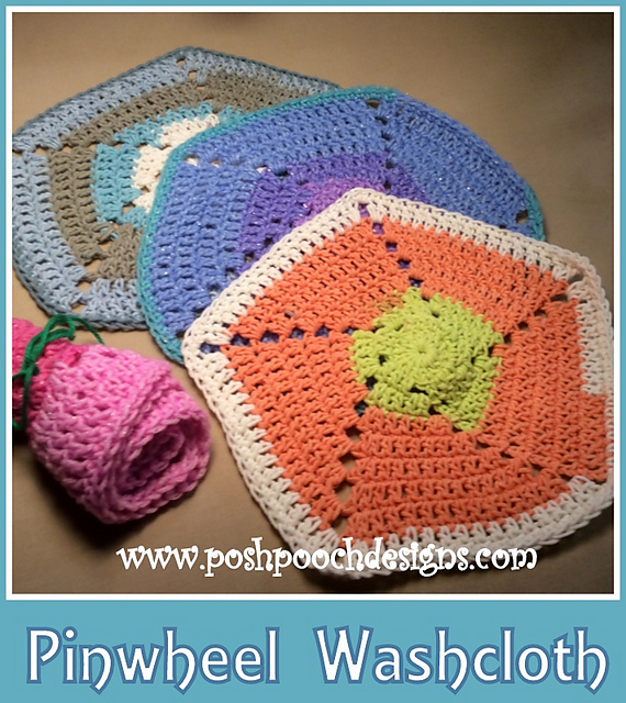 Pinwheel Washcloth
