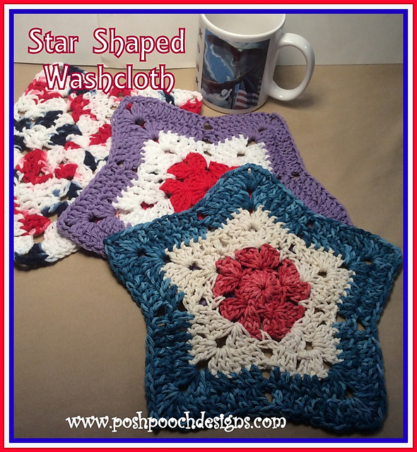 Star Shaped Washcloth