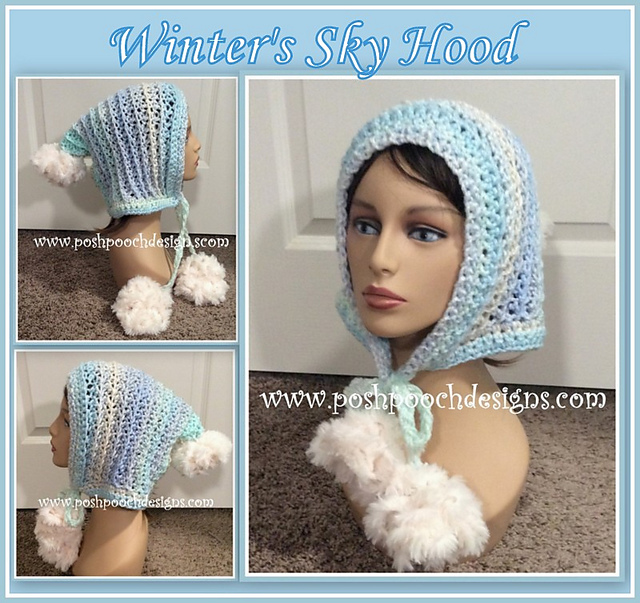 Winter's Sky Bulky Hood