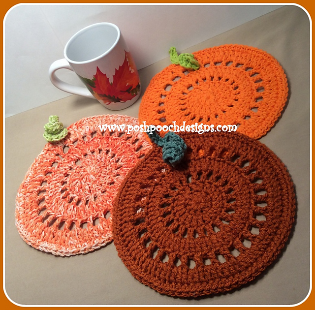 Pumpkin Washcloth