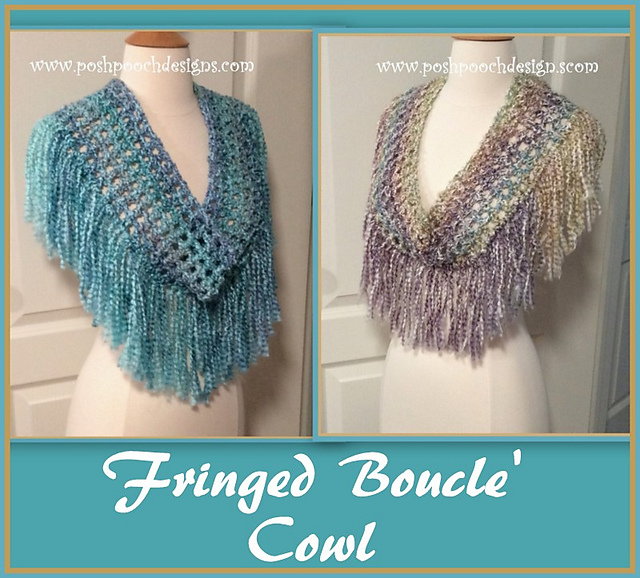 Fringed Homespun Colorado Cowl