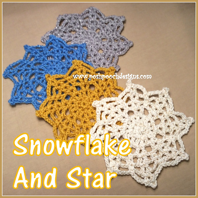 Christmas Star and Snowflake