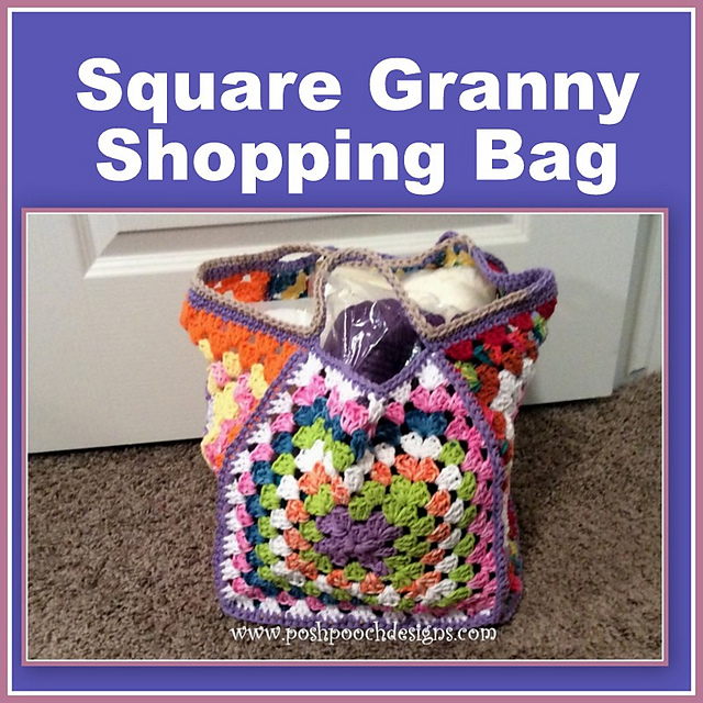 Square Granny Shopping Bag