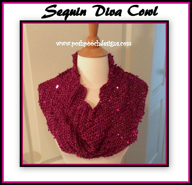 Sequin Diva Cowl