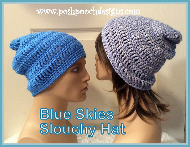 Blue Skies Slouchy Hat