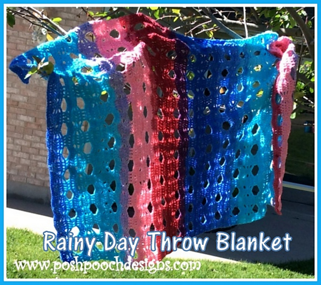 Rainy Day Throw Blanket