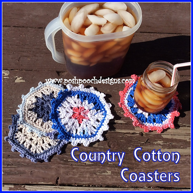 Country Cotton Coasters
