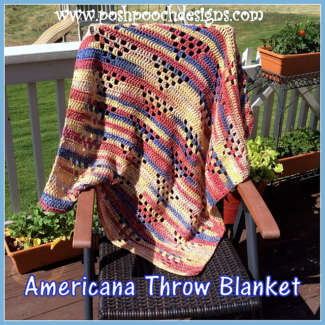 Americana Throw Blanket
