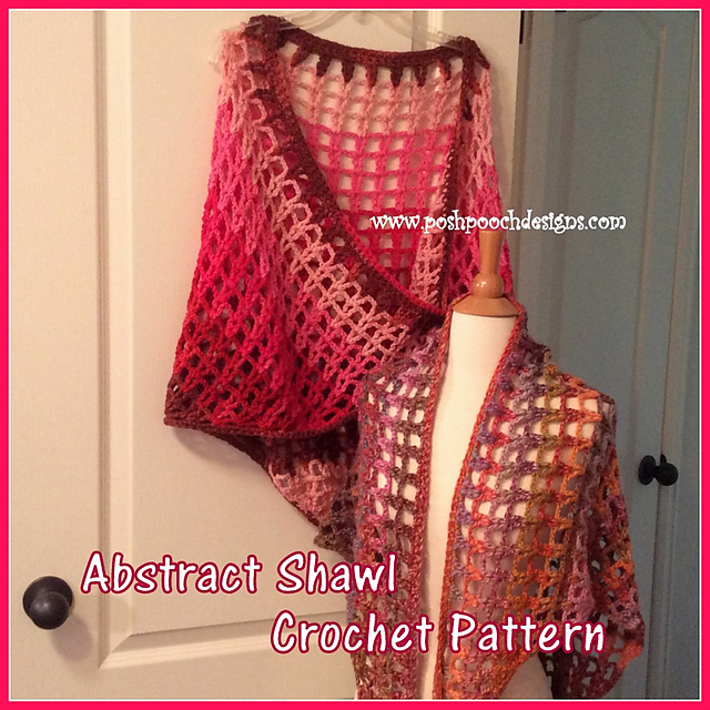 Abstract Shawl - Mother's Day Shawl