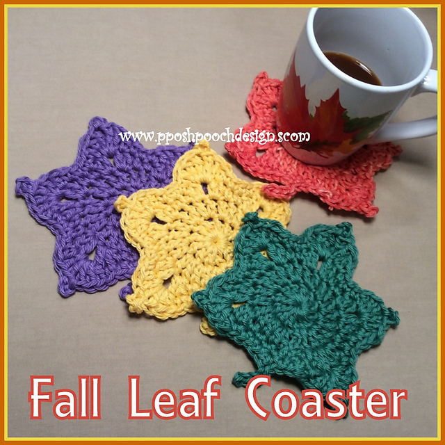 Fall Leaf Coasters