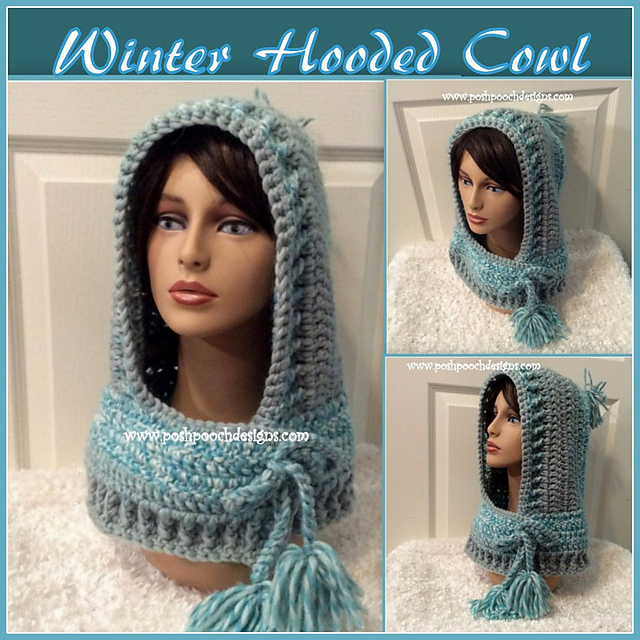 Holly Jolly Hooded Cowl