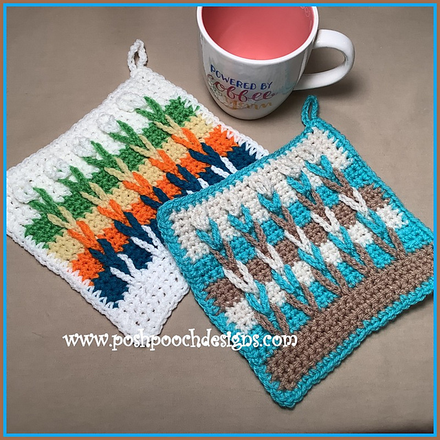 Cable Loops Hot Pad