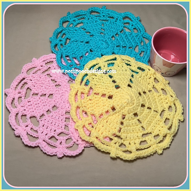 Spring Flower Doily