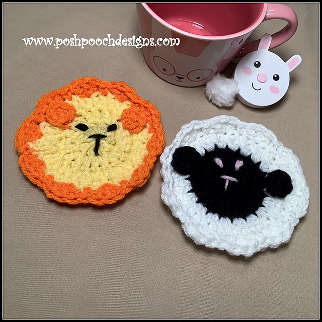 Lion And Lamb Coaster