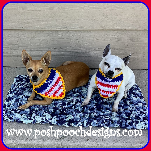 American Flag Bandanna