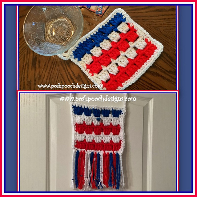 4th of July Pot Holder