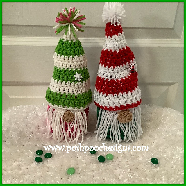 Holiday Gnome Jar Cozies