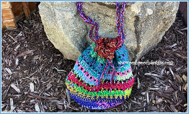 Scrap Happy Drawstring Bag