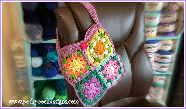 Wild Flower Granny Bag