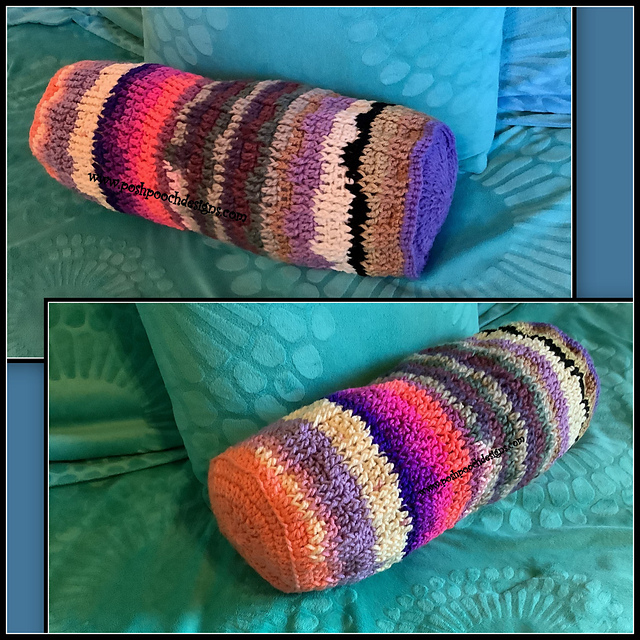 Scrap Happy Bolster Pillow