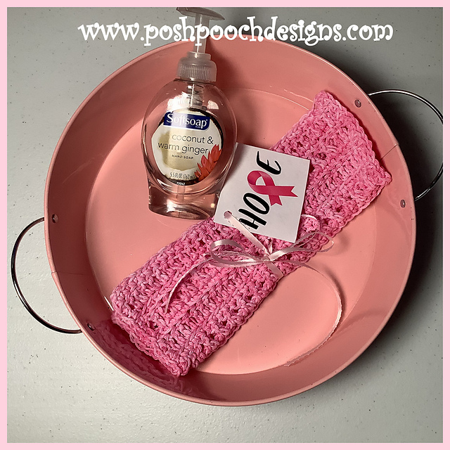 Pink Blush Washcloth
