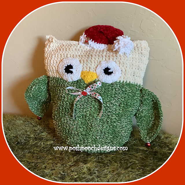 Santa Owl Squishy