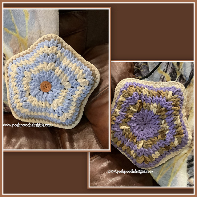 Scrap Happy Fuzzy Pillow