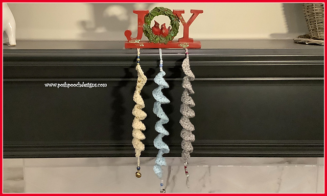 Beaded Curly Icicle