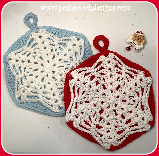 Snowflake Pot Holder