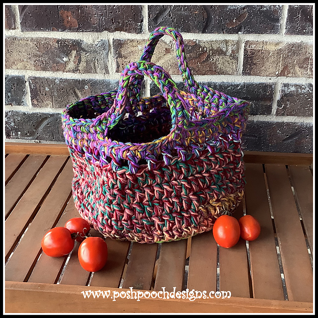 Scrap Happy Harvest Basket