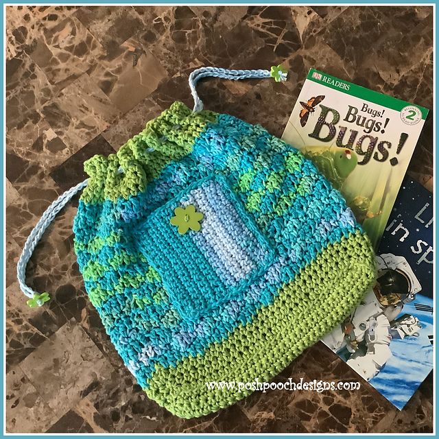 Sweet Treats Drawstring Beach Bag
