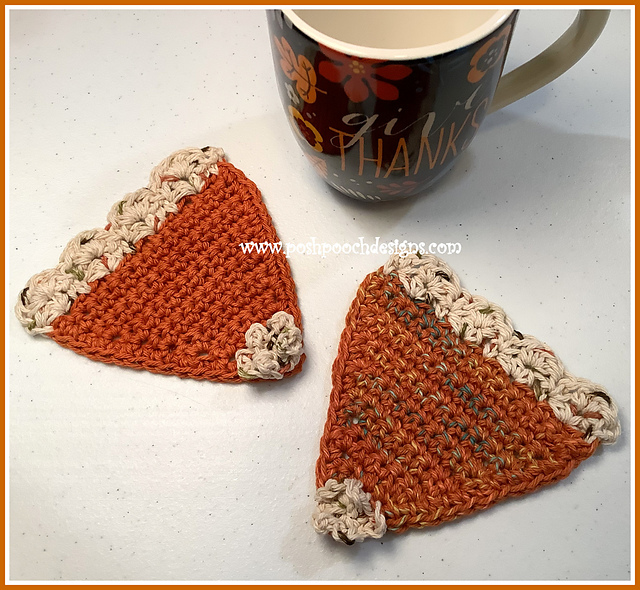 Pumpkin Pie Slice Coaster