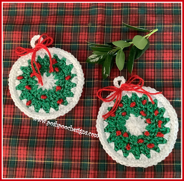 Christmas Wreath Ornaments