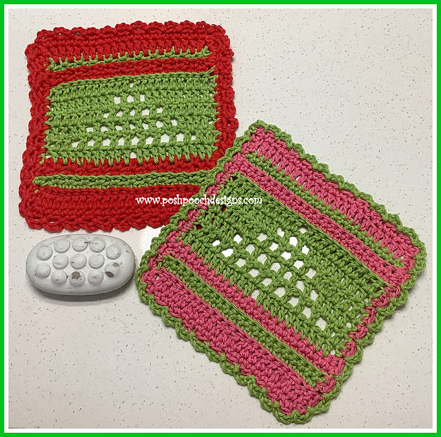 Christmas Tree Washcloth