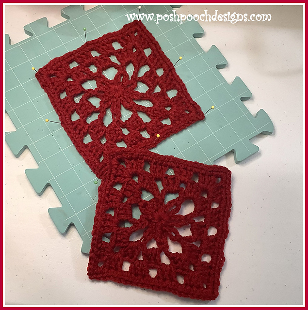 January Garnet Granny Square