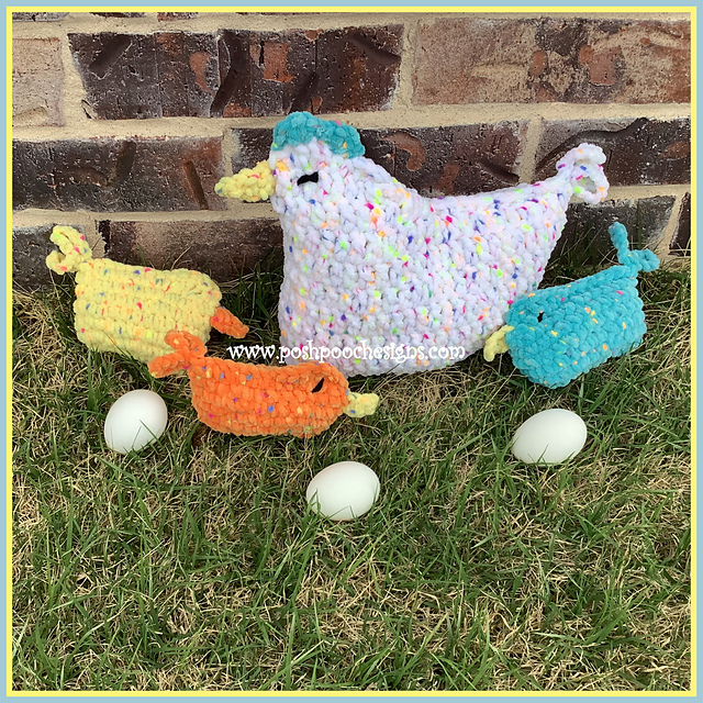 Fuzzy Momma Chicken Stuffie