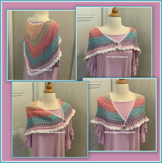 Mary's Mesh Shawlette