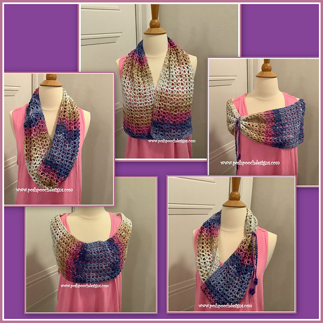 Razzle Berry Summer Scarf