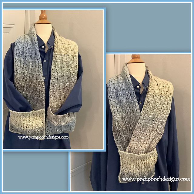Cloudy Day Pocket Scarf