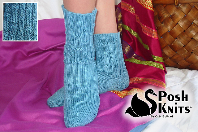 Blue Bamboo Socks