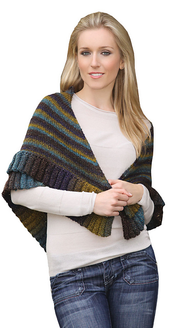 Borealis Mitered Shawl