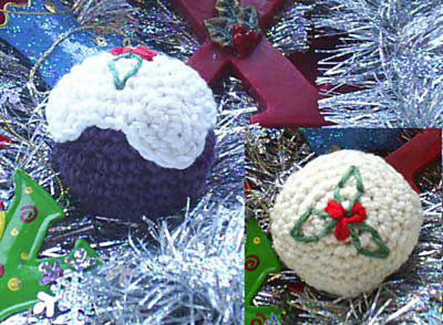 Christmas Pudding (Crochet)