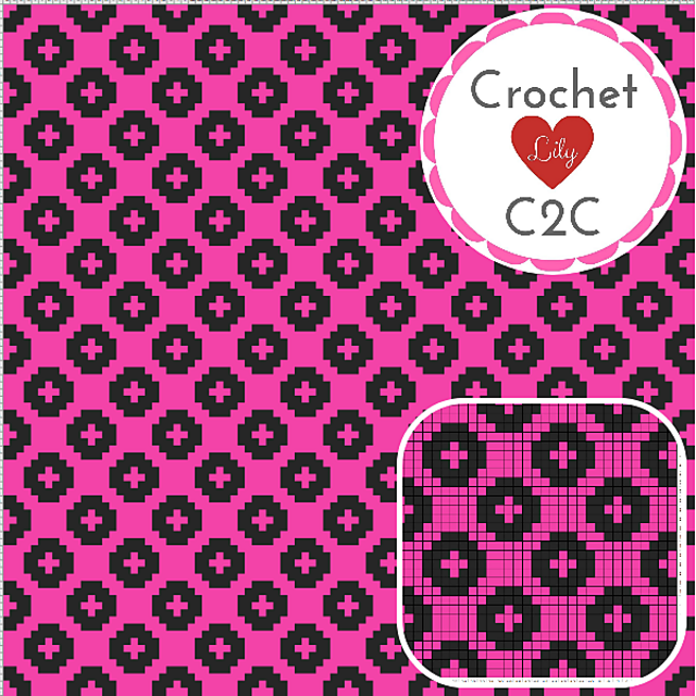 The Black Diamonds C2C Blanket