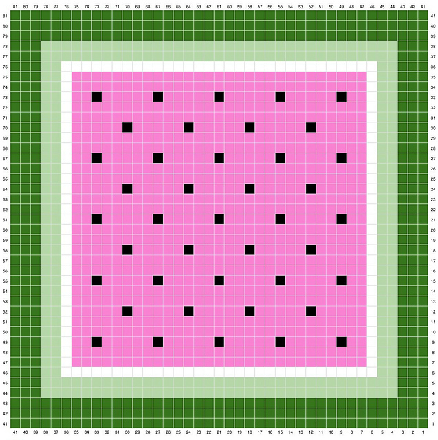 C2C pillow with watermelon