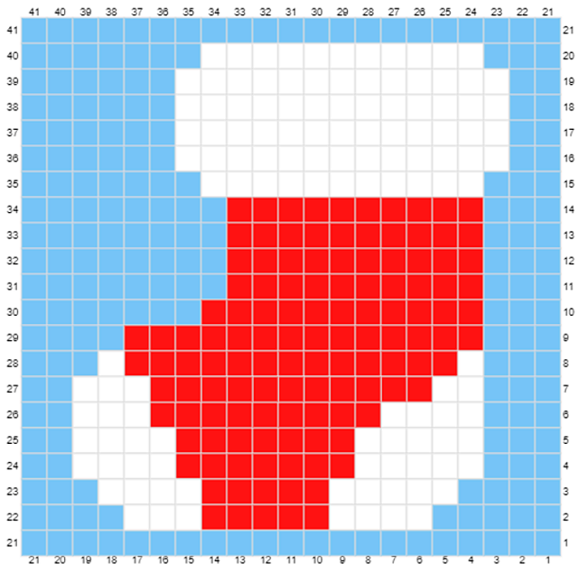 C2C coaster Christmas socking