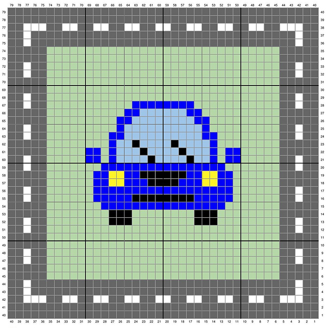 Car C2C pillow